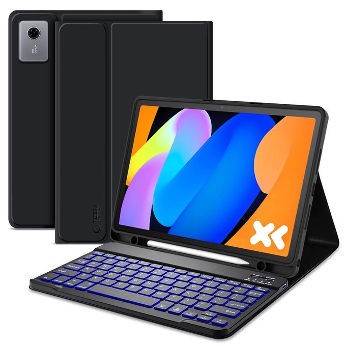 Hülle Sc Pen + Keyboard für Lenovo Idea Tab / K11 Gen 2 11.0 TB-336, schwarz, Tech-Protect