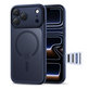 Hülle MagPeak MagSafe CC für iPhone 17 Pro, Matte Deep Blue, Tech-Protect