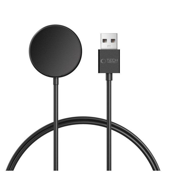 Kabel MC03 Ultraboost Magnetic Charging USB Cable 100cm für Samsung Watch, schwarz, Tech-Protect
