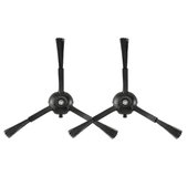 Seitenbürste, 2 Stk., Schwarz für Roborock Qrevo MaxV, Pro, Plus, S