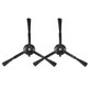 Seitenbürste, 2 Stk., Schwarz für Roborock Qrevo MaxV, Pro, Plus, S