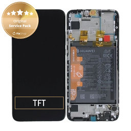 Huawei P Smart (2019) - LCD-Anzeige + Berührungsglas + Rahmen + Batterie (Midnight Black) - 02352JEY, 02352JFA Genuine Service Pack