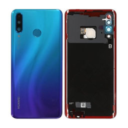 Huawei P30 Lite - Akkudeckel (Peacock Blue) - 02352RPY Genuine Service Pack