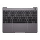 Huawei MateBook 13 2020 - Abdeckung C (Armlehne) + Tastatur + Touchpad UK Verzia (Space Grey) - 02353MAW