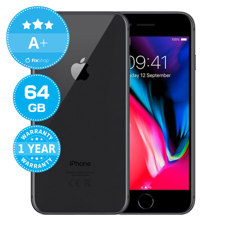 Apple iPhone 8 Space Gray 64GB A+ Refurbished