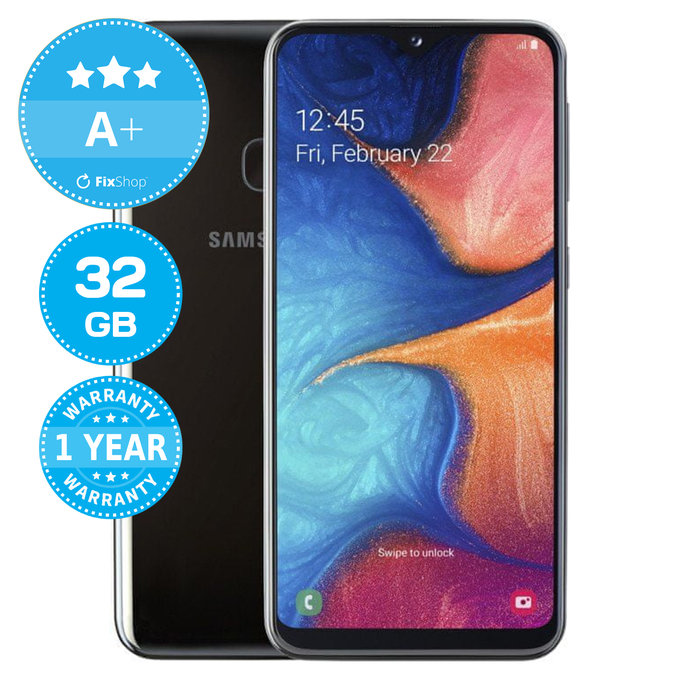 Samsung Galaxy A20e Black 32GB A+ Refurbished