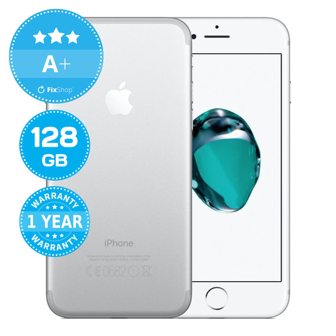Apple iPhone 7 Silver 128GB A+ Refurbished
