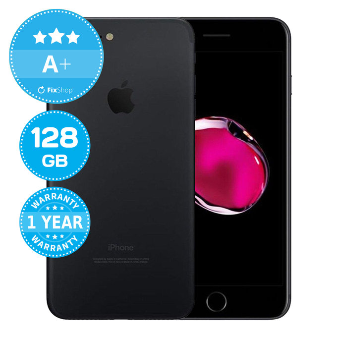 Apple iPhone 7 Plus Black 128GB A+ Refurbished