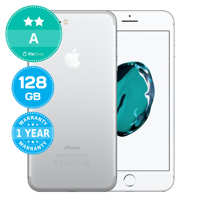 Apple iPhone 7 Plus Silver 128GB A Refurbished