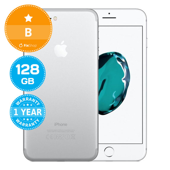 Apple iPhone 7 Plus Silver 128GB B Refurbished