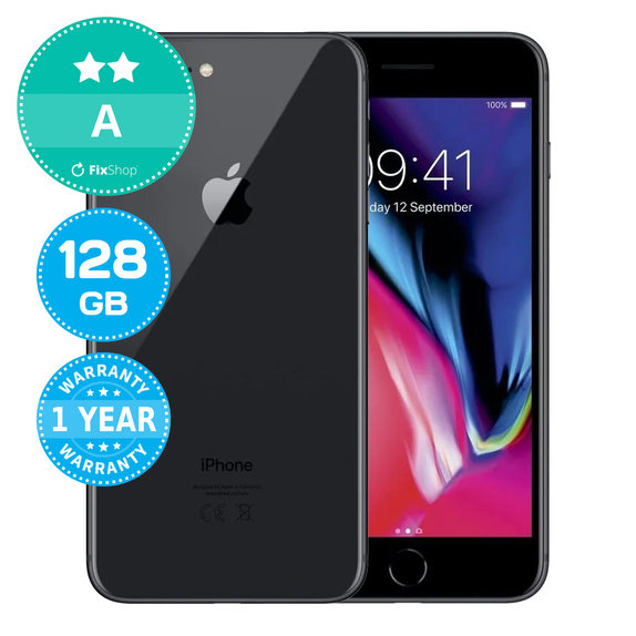 Apple iPhone 8 Plus Space Gray 128GB A Refurbished