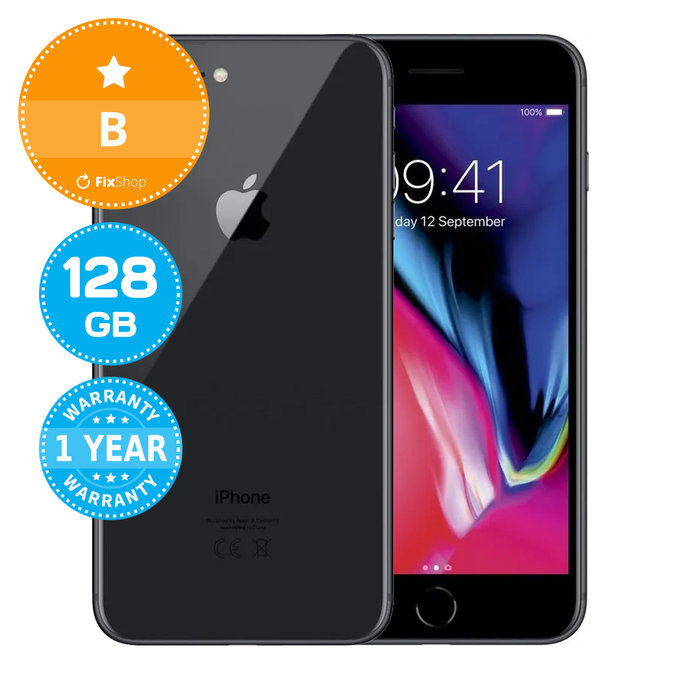 Apple iPhone 8 Plus Space Gray 128GB B Refurbished