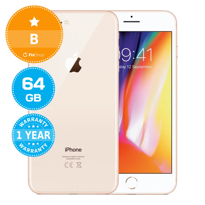 Apple iPhone 8 Plus Gold 64GB B Refurbished
