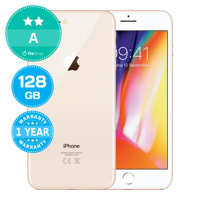 Apple iPhone 8 Plus Gold 128GB A Refurbished