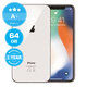 Apple iPhone X Silver 64GB A+ Refurbished
