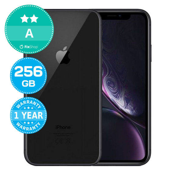 Apple iPhone XR Black 256GB A Refurbished