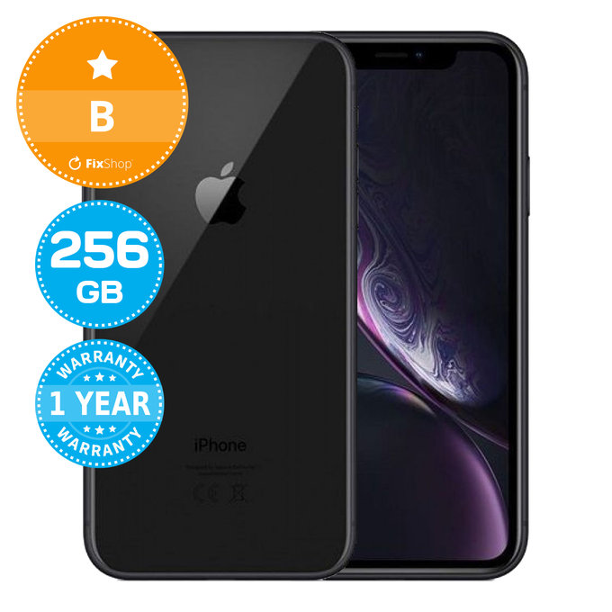Apple iPhone XR Black 256GB B Refurbished