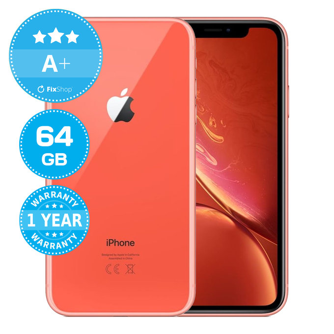 Apple iPhone XR Coral 64GB A+ Refurbished