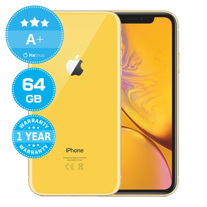 Apple iPhone XR Yellow 64GB A+ Refurbished