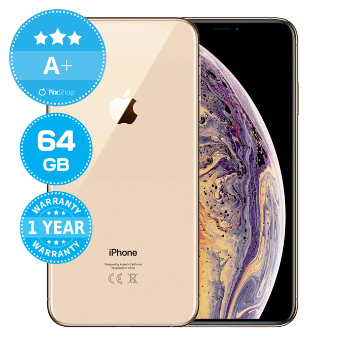 Apple iPhone XS Max Gold 64GB A+ Refurbished