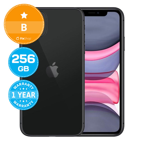 Apple iPhone 11 Black 256GB B Refurbished