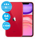Apple iPhone 11 (PRODUCT)RED 64GB A+ Refurbished