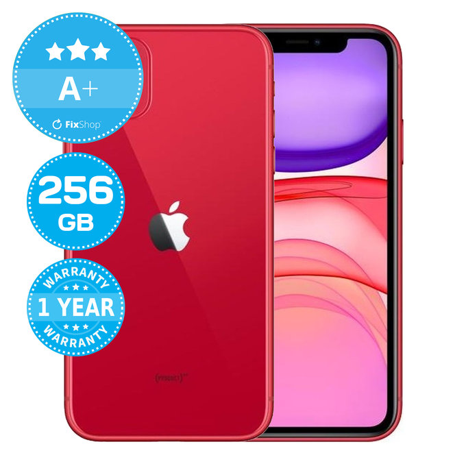 Apple iPhone 11 (PRODUCT)RED 256GB A+ Refurbished