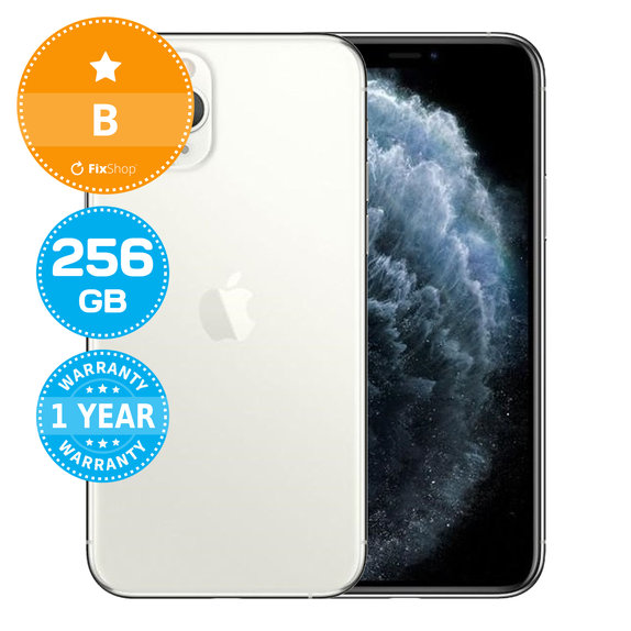 Apple iPhone 11 Pro Silver 256GB B Refurbished