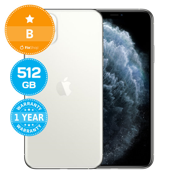 Apple iPhone 11 Pro Max Silver 512GB B Refurbished