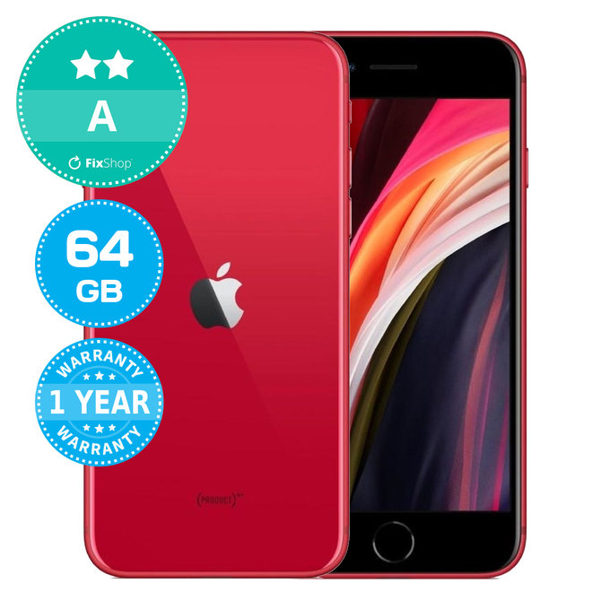 Apple iPhone SE (2nd Gen 2020) (PRODUCT)RED 64GB A Refurbished