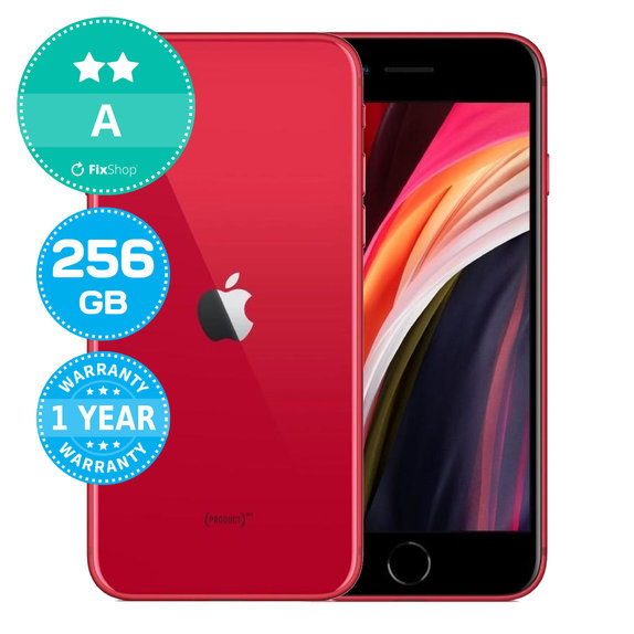 Apple iPhone SE (2nd Gen 2020) (PRODUCT)RED 256GB A Refurbished