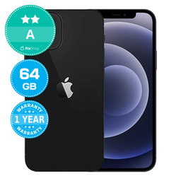 Apple iPhone 12 Mini Black 64GB A Refurbished