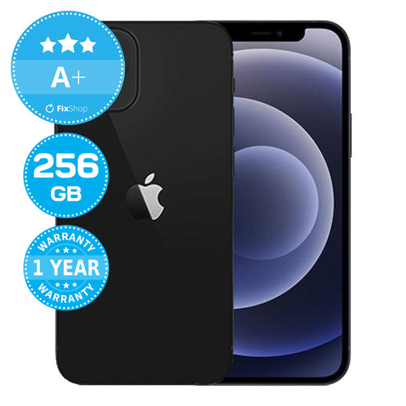 Apple iPhone 12 Mini Black 256GB A+ Refurbished