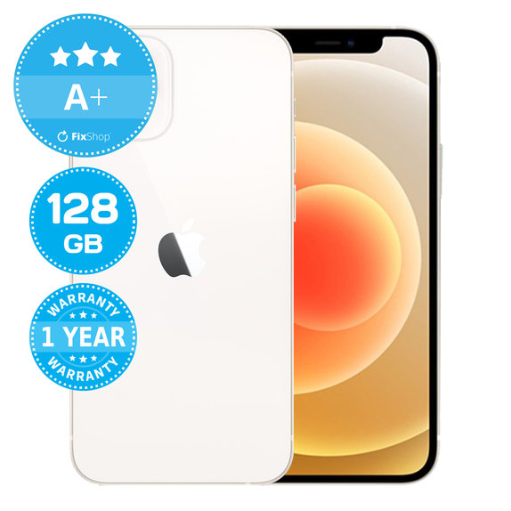 Apple iPhone 12 Mini White 128GB A+ Refurbished