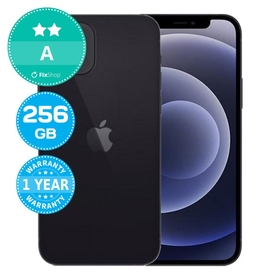 Apple iPhone 12 Black 256GB A Refurbished