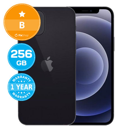 Apple iPhone 12 Black 256GB B Refurbished