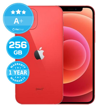 Apple iPhone 12 (PRODUCT)RED 256GB A+ Refurbished