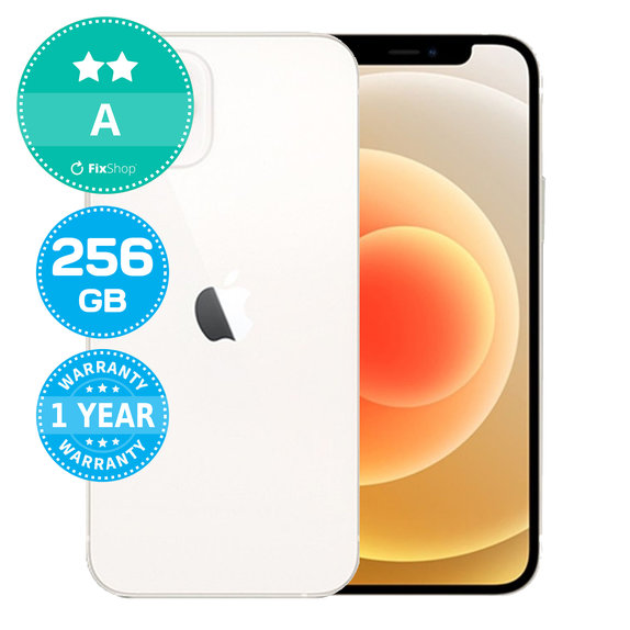Apple iPhone 12 White 256GB A Refurbished