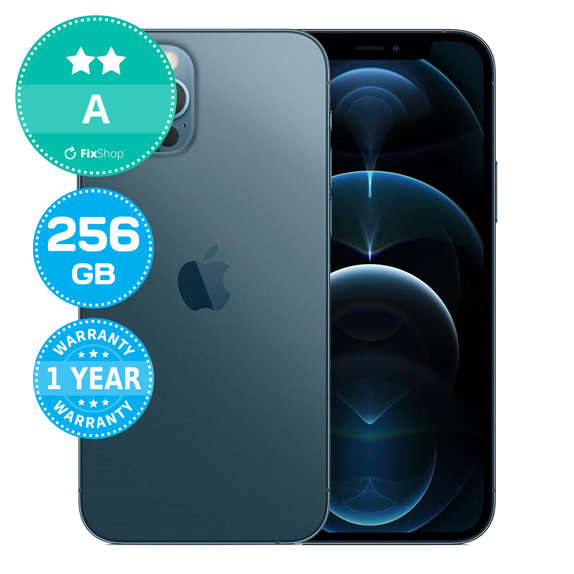 Apple iPhone 12 Pro Pacific Blue 256GB A Refurbished