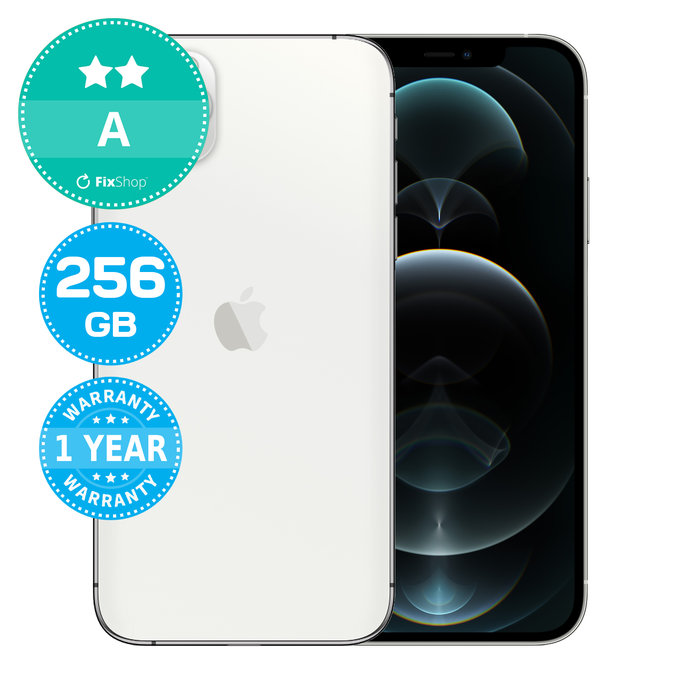 Apple iPhone 12 Pro Max Silver 256GB A Refurbished
