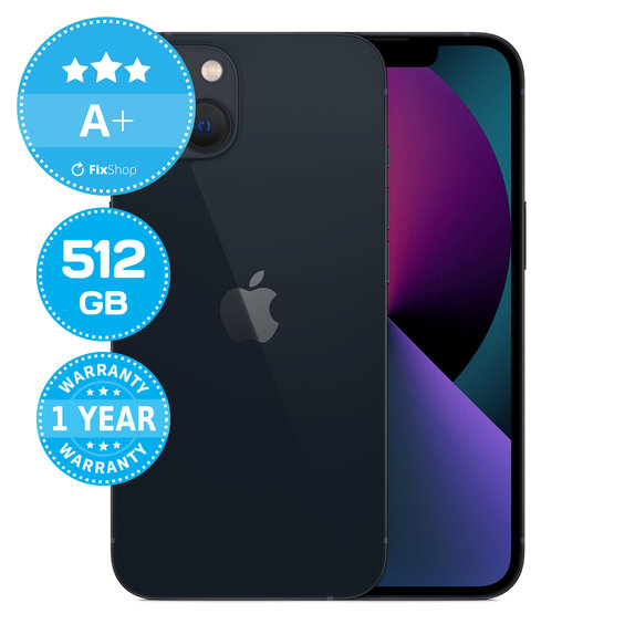 Apple iPhone 13 Midnight 512GB A+ Refurbished