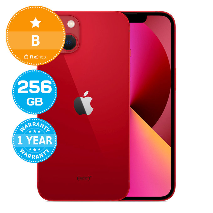 Apple iPhone 13 (PRODUCT)RED 256GB B Refurbished
