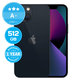 Apple iPhone 13 Mini Midnight 512GB A+ Refurbished