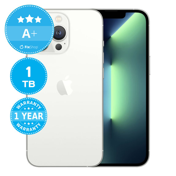 Apple iPhone 13 Pro Silver 1TB A+ Refurbished