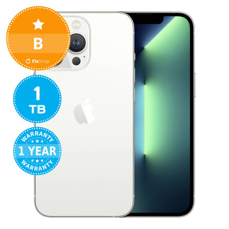 Apple iPhone 13 Pro Silver 1TB B Refurbished