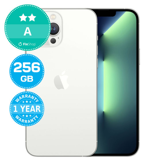 Apple iPhone 13 Pro Max Silver 256GB A Refurbished