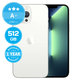Apple iPhone 13 Pro Max Silver 512GB A+ Refurbished