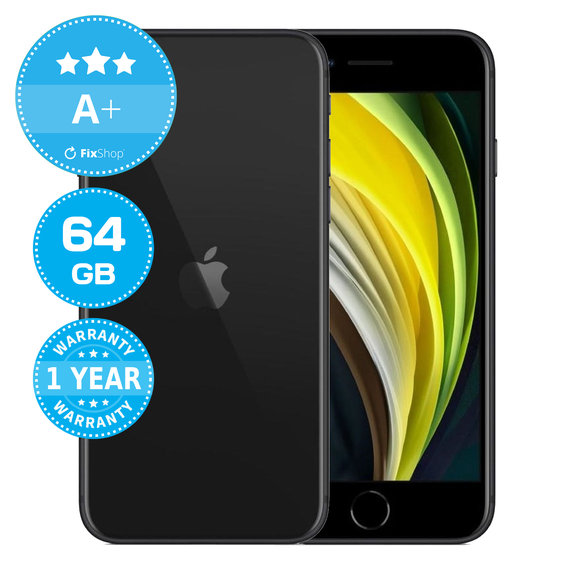 Apple iPhone SE (3rd Gen 2022) Midnight 64GB A+ Refurbished