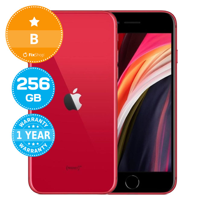 Apple iPhone SE (3rd Gen 2022) (PRODUCT)RED 256GB B Refurbished