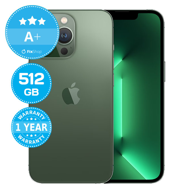 Apple iPhone 13 Pro Alpine Green 512GB A+ Refurbished
